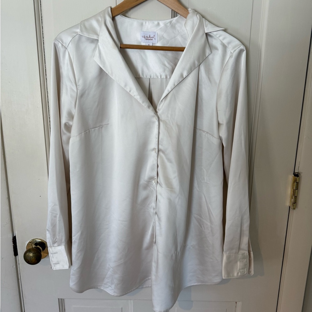 Isabel by Ingrid & Isabel Maternity Silky Button Down Blouse